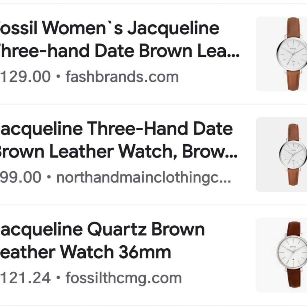 Women's Fossil Watch